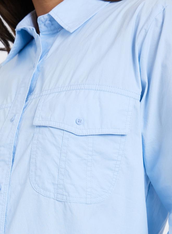 ستايلي بلوزة بقصة واسعة وأكمام طويلة - Image 4